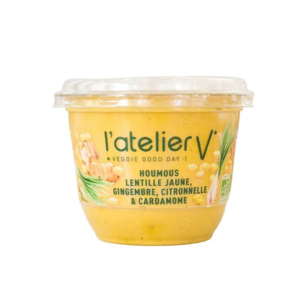 Houmous lentille jaune gingembre citronnelle cardamome 150g
