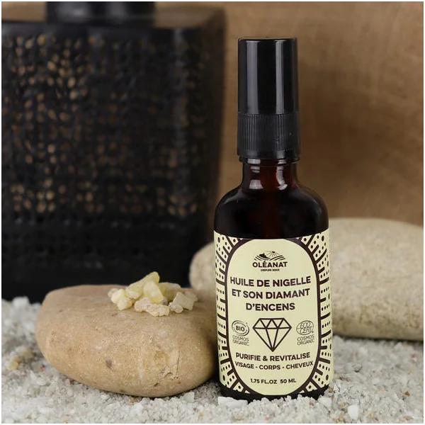 Huile de nigelle & son diamant d'encens 50ml