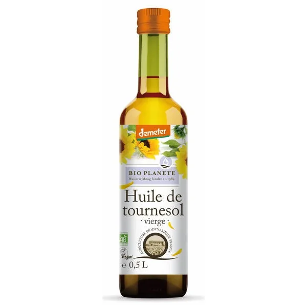 Huile de tournesol vierge Demeter 50cl