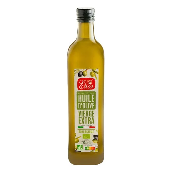 Huile d'olive vierge extra Italie fruitée 75cl