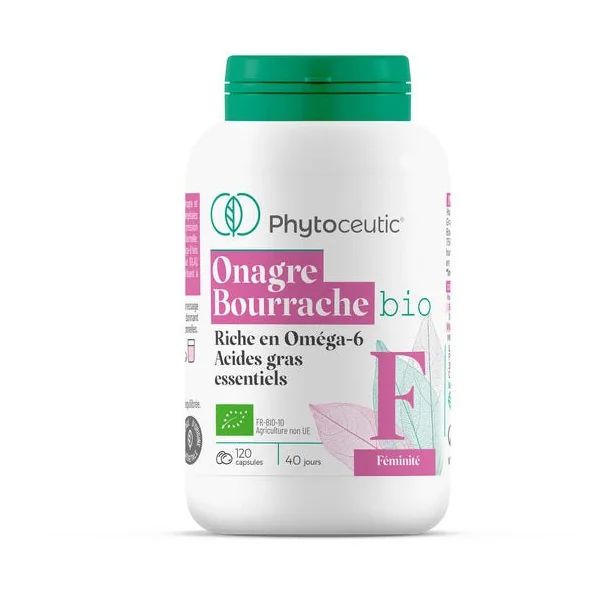 Huile duo onagre bourrache capsule (120) 93.36g