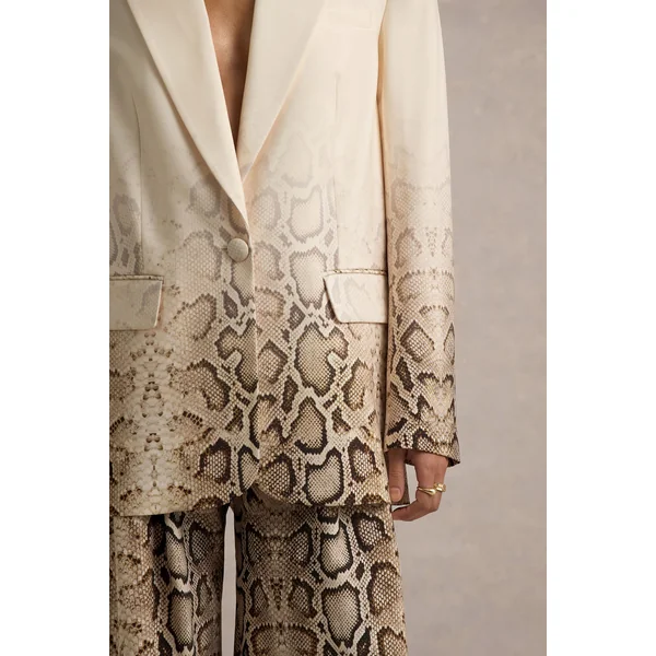 Hurley | Blazer Long à Imprimé Serpent Dégradé