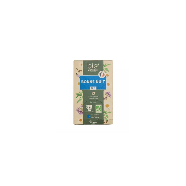 Infusion bio - Bonne nuit - Boite de 20 sachets