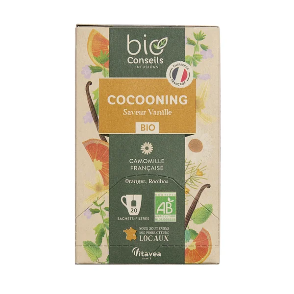 Infusion bio - Cocooning - Boite de 20 sachets
