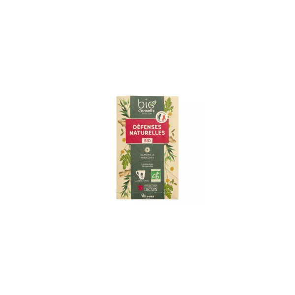 Infusion bio - Défenses naturelles - Boite de 20 sachets