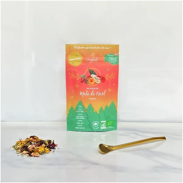 Infusion de maté de noël chaï d'or