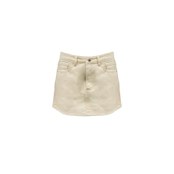 Jaune Citron Jupe Courte Taille Mi-haute