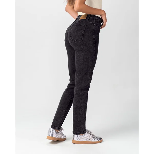 Jean mom taille haute