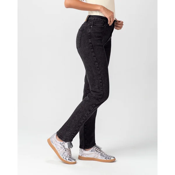 Jean mom taille haute