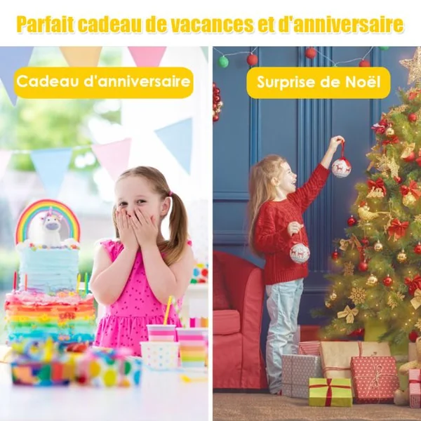 Jeu de Balle d'Echelle en PVC Ensemble de Golf d'Echelle avec 12 Boules en PE Sac de Transport