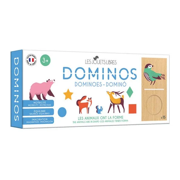 Jeu Dominos Les animaux ont la forme