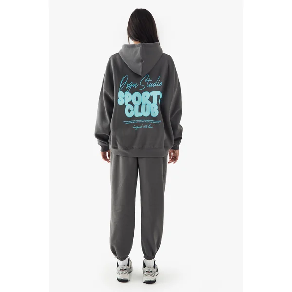 Jogger Oversize À Revers Avec Slogan Bubble Sport Dsgn Studio
