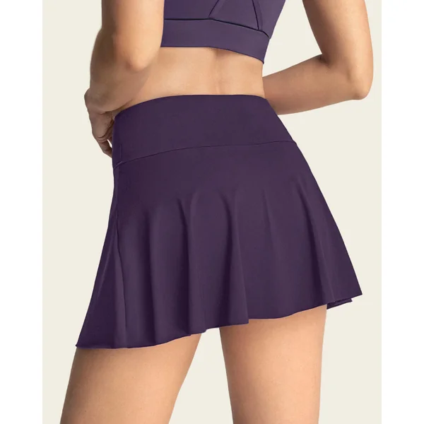 Jupe de sport avec short interne avec poche
