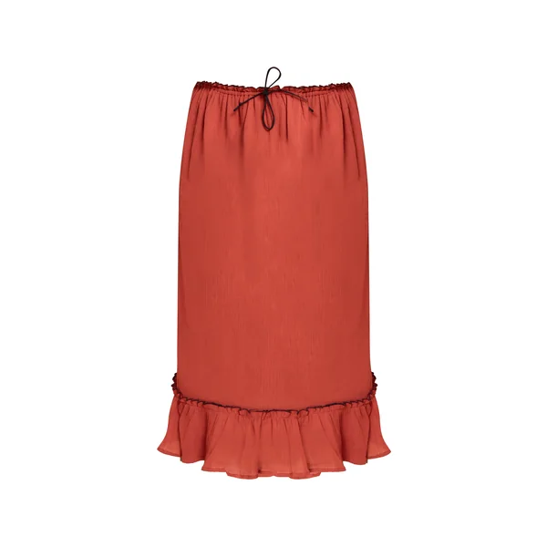 Jupe Maxi Grande Taille En Gaze De Coton À Empiècements Contrastés
