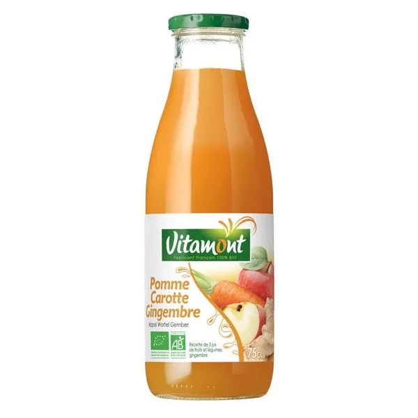 Jus de pomme carotte gingembre 75cl