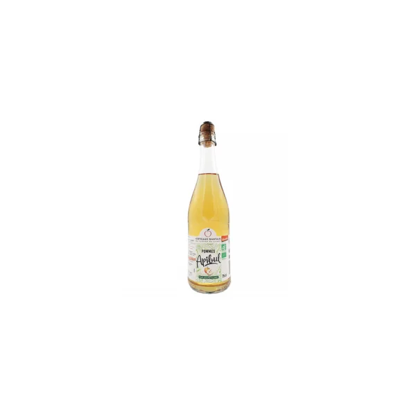 Jus pétillant bio Apibul - Pommes Demeter - 75cl