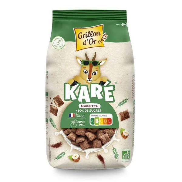 Ka'ré fourré noisettes -30% sucre 375g