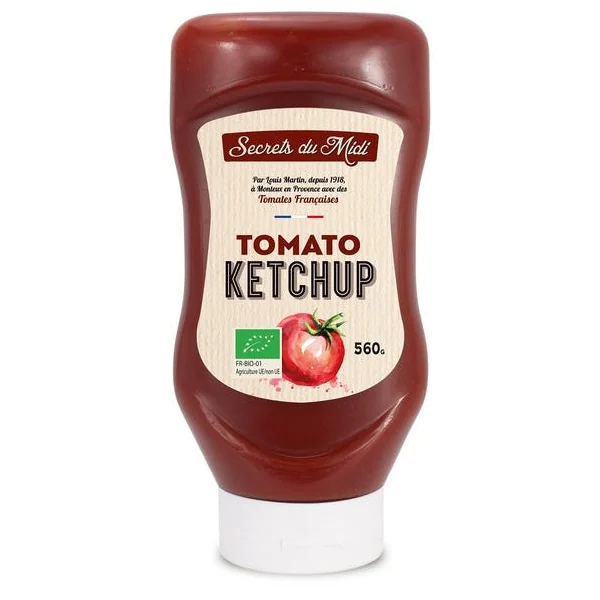Ketchup sucre canne flacon souple 560g