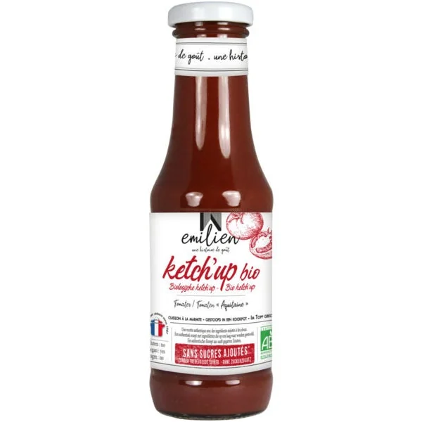 Ketchup tomate sans sucre ajouté 360g