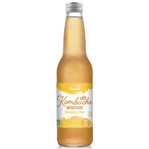 Kombucha antioxydant clémentine citron 33cl