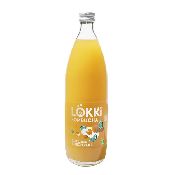 Kombucha Curcuma Citron Vert 1L