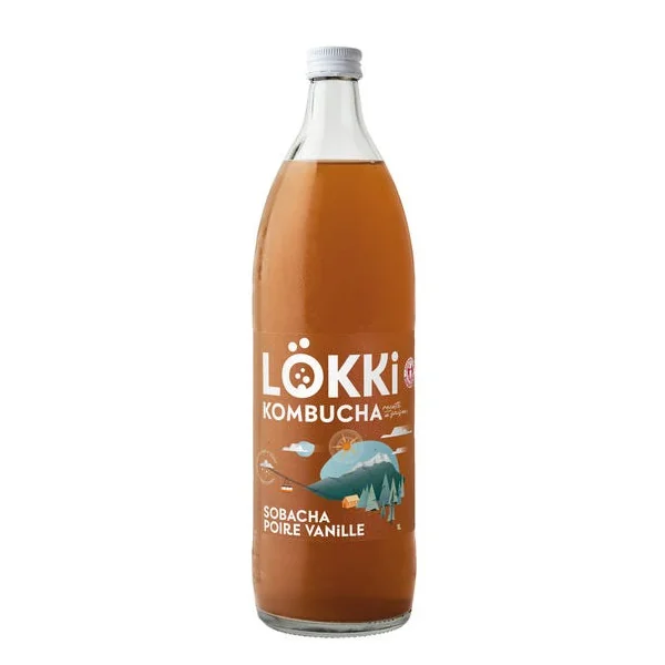 Kombucha sobacha poire vanille 1L