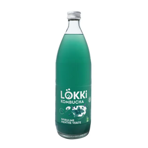 KOMBUCHA SPIRULINE ET MENTHE VERTE 1L