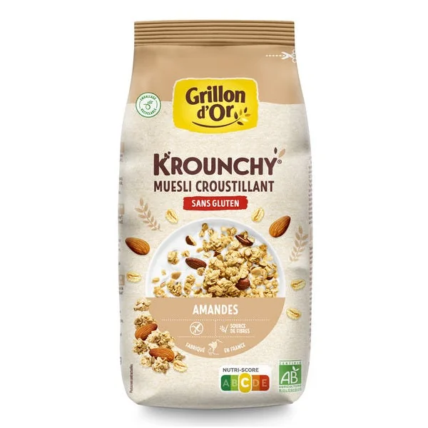 Krounchy amande avoine sans gluten 500g
