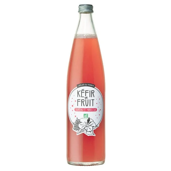 Kéfir de fruit sureau et hibiscus 750ml