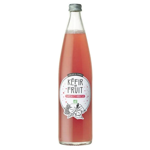 Kéfir de Fruit Sureau & Hibiscus (75 cl)