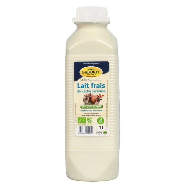 Lait 1/2 écrémé pasteurisé frais 1L