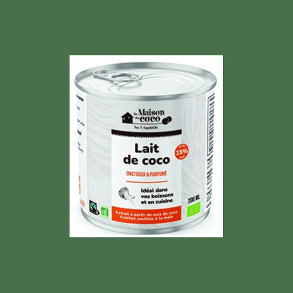 Lait de coco a boire 15% 200ml
