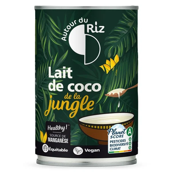 Lait de coco de la jungle 400ml