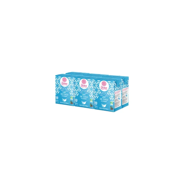 Lait de coco à cuisiner 17%mg bio - Lot de 6x200ml