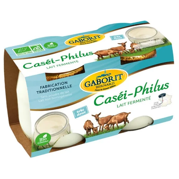 Lait fermenté Casei-philus chèvre 2x125g