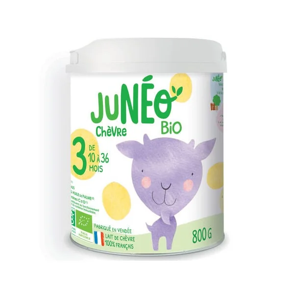 Lait infantile chèvre 3ième âge 800g