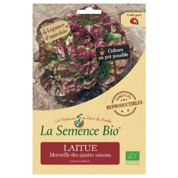 Laitue quatre saisons semence 0,65g