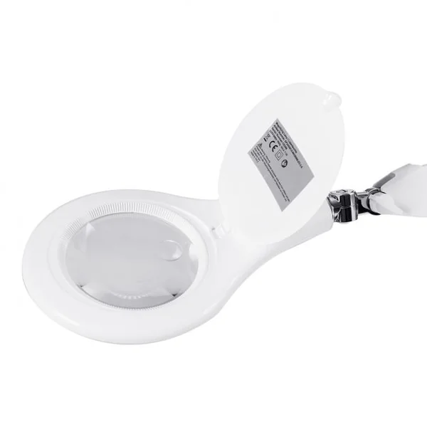 Lampe de Table et Loupe x2,25 Esthétique à Led 11w avec Pince et Bras 40 Cm Oscillant Luminosité Ajustable 6000-7000k