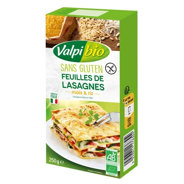 Lasagne maïs riz 250g