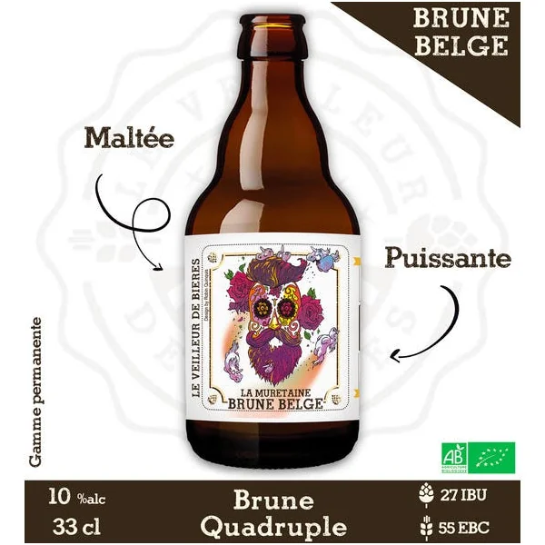 Le Veilleur de Bières bio - Brune Belge 33cl