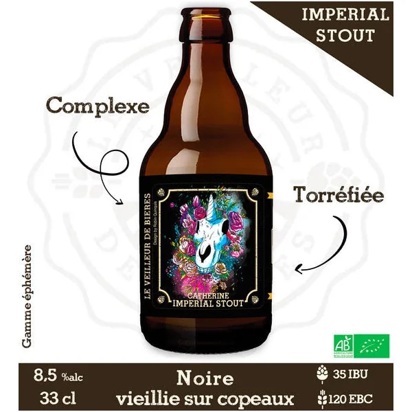 Le Veilleur de Bières bio - Catherine 33cl - Impérial Stout