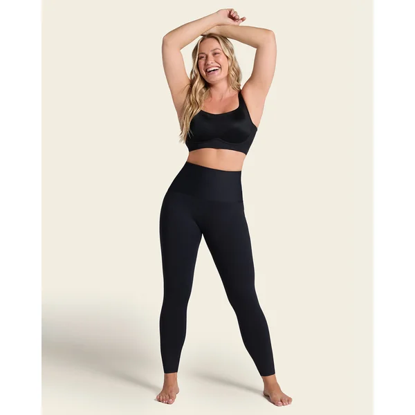 Legging de contrôle avec short intérieur pour un effet fesses liftées