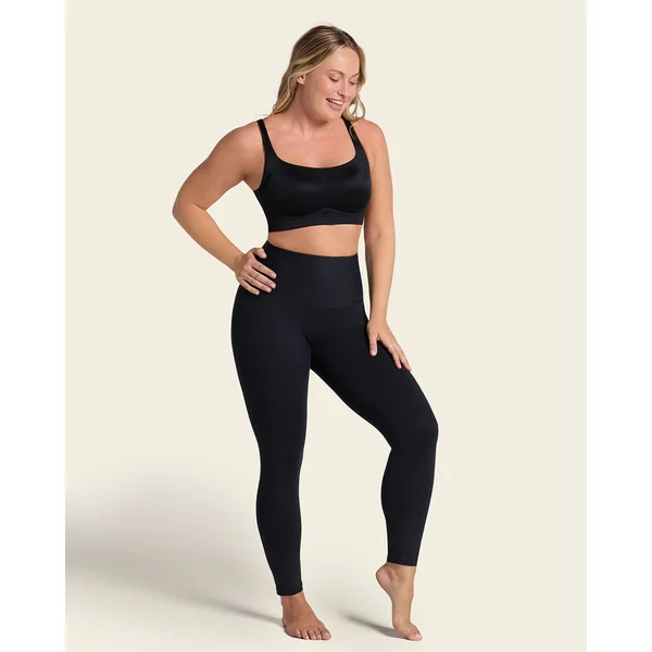 Legging de contrôle avec short intérieur pour un effet fesses liftées
