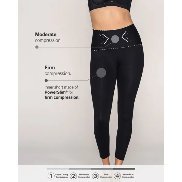 Legging de contrôle avec short intérieur pour un effet fesses liftées