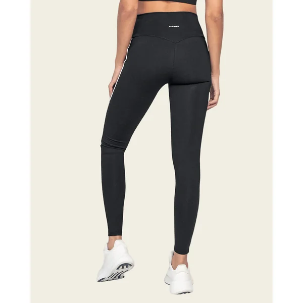 Legging de sport de contrôle avec double couche de tissu à la taille