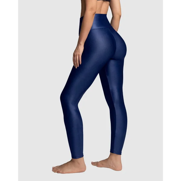 Legging sculptant effet cuir