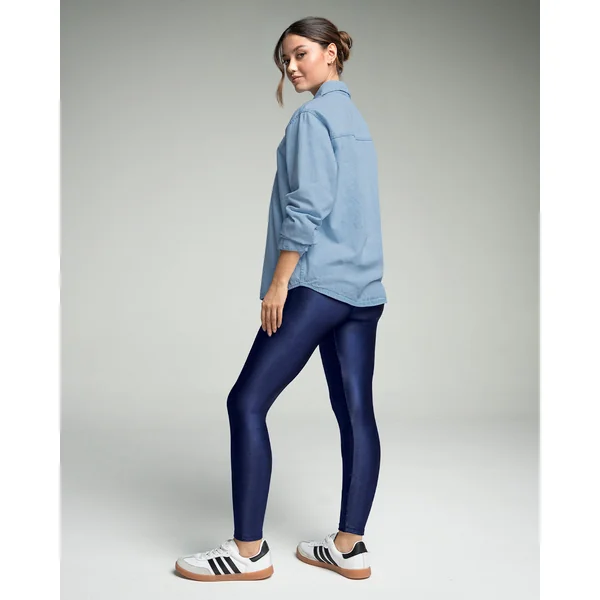 Legging sculptant effet cuir