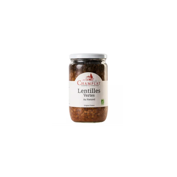 Lentilles vertes au naturel - 450g