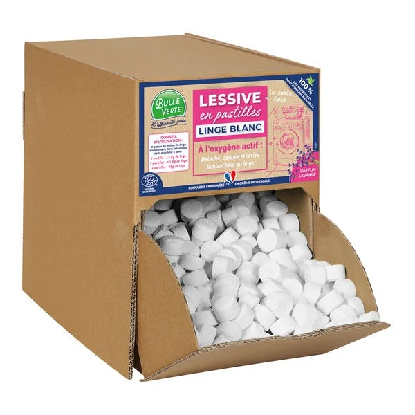 Lessive linge blanc pastille (5g) 6kg