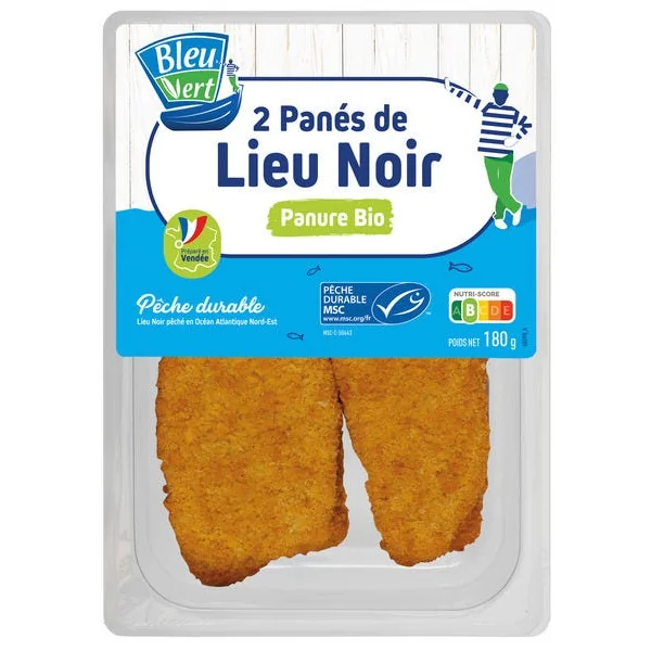Lieu noir panure (2) 180g